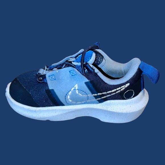 Toddler Nike Crater Impact (GS) Shoes Armory Navy-White-Marina Sneaker Size 7 C - Picture 7 of 8
